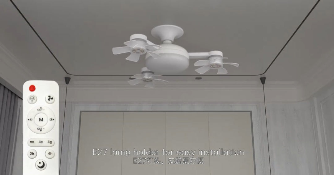 Ventilador de dron LUZ